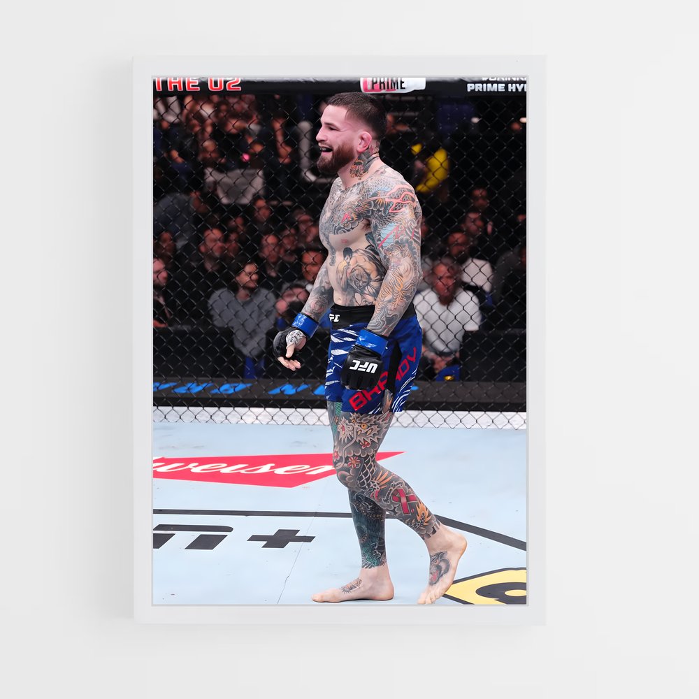 Poster Tatouages Guerriers – affiche MMA (vue 3)